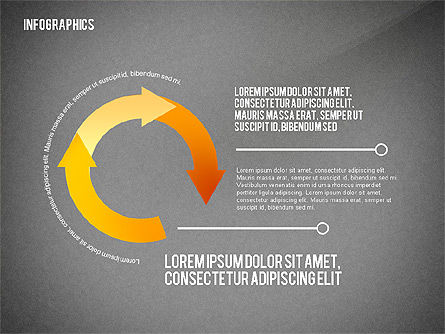Infographics with Globe, Slide 15, 02458, Infographics — PoweredTemplate.com