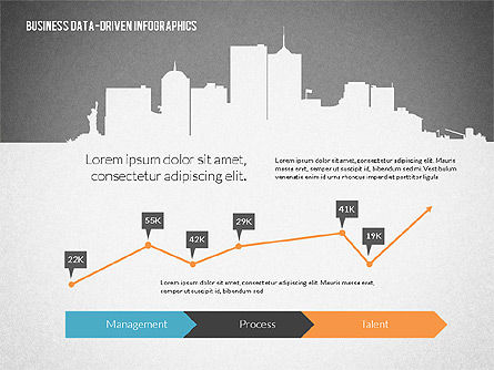 Infografía controlada por datos, Diapositiva 11, 02459, Infografías — PoweredTemplate.com