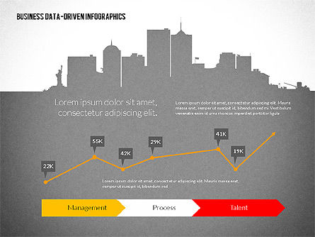 Infografía controlada por datos, Diapositiva 3, 02459, Infografías — PoweredTemplate.com