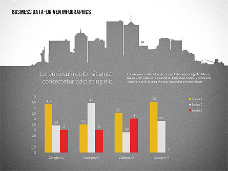 Infographie donnée par données, Diapositive 4, 02459, Infographies — PoweredTemplate.com
