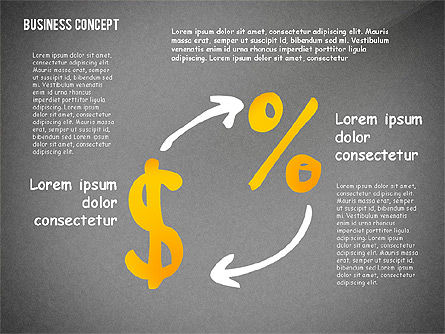Doodle Formas Financieras, Diapositiva 16, 02460, Formas — PoweredTemplate.com
