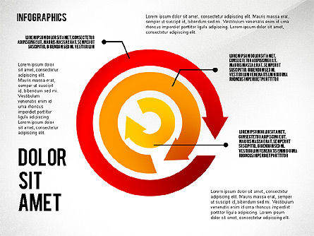 Modèle d'graphiques d'infographie, Modele PowerPoint, 02461, Infographies — PoweredTemplate.com