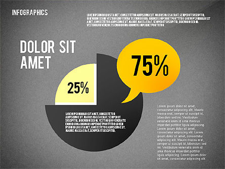 Modèle d'graphiques d'infographie, Diapositive 12, 02461, Infographies — PoweredTemplate.com