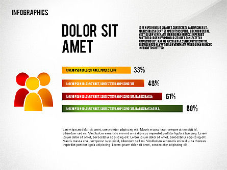 Plantilla de gráficos de Infografía, Diapositiva 2, 02461, Infografías — PoweredTemplate.com
