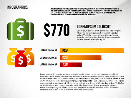 Infografik Charts Vorlage, Folie 7, 02461, Infografiken — PoweredTemplate.com