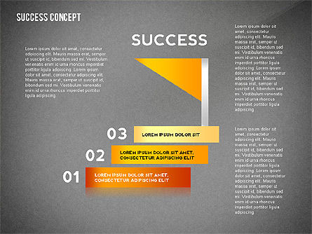 Concepto de éxito, Diapositiva 12, 02463, Plantillas de presentación — PoweredTemplate.com