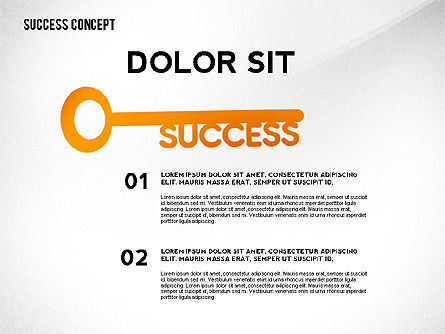 Concepto de éxito, Diapositiva 6, 02463, Plantillas de presentación — PoweredTemplate.com