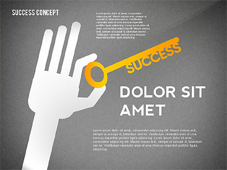 Concepto de éxito, Diapositiva 9, 02463, Plantillas de presentación — PoweredTemplate.com