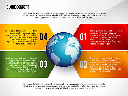 Globe Concept, Diapositiva 3, 02464, Plantillas de presentación — PoweredTemplate.com
