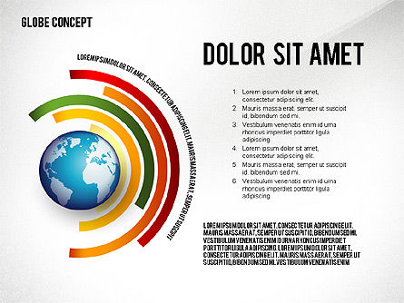 Globe Concept, Diapositiva 4, 02464, Plantillas de presentación — PoweredTemplate.com