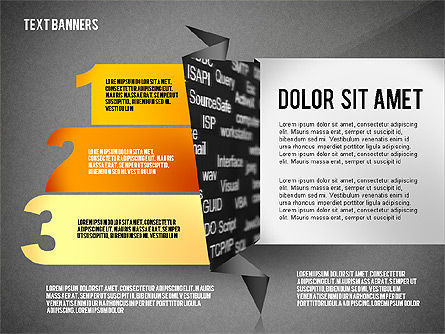 Creative Text Banners Toolbox, Slide 15, 02465, Text Boxes — PoweredTemplate.com