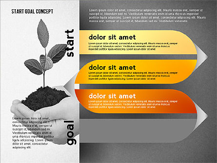 Dari Konsep Awal Sampai Tujuan, Slide 15, 02469, Diagram Panggung — PoweredTemplate.com