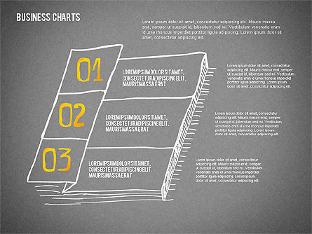 Doodle charts, Dia 12, 02470, Businessmodellen — PoweredTemplate.com