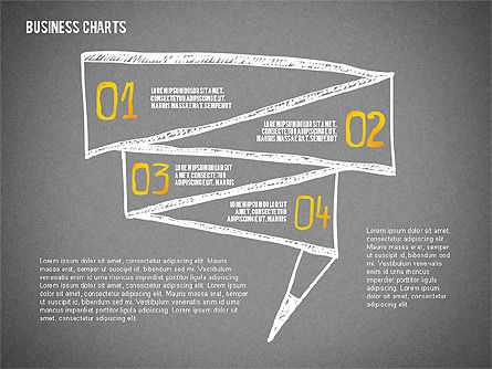 Doodle charts, Dia 13, 02470, Businessmodellen — PoweredTemplate.com