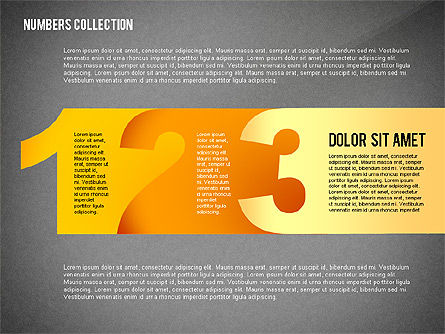 Staging-Textfelder mit Zahlen-Toolbox, Folie 10, 02477, Schablonen — PoweredTemplate.com