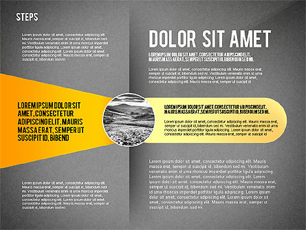 Opciones con Fotos, Diapositiva 10, 02480, Diagramas de la etapa — PoweredTemplate.com