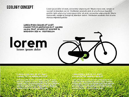 Modèle de présentation des silhouettes écologiques, Diapositive 2, 02484, Modèles de présentations — PoweredTemplate.com