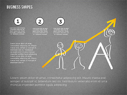 Formas de Team Building con Stickman, Diapositiva 13, 02486, Plantillas de presentación — PoweredTemplate.com