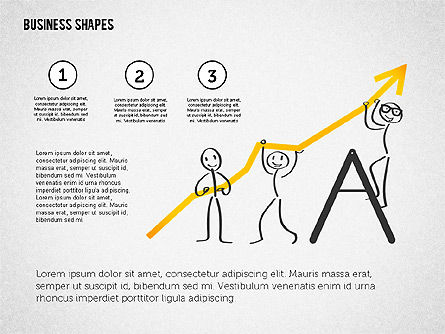 Formas de Team Building con Stickman, Diapositiva 5, 02486, Plantillas de presentación — PoweredTemplate.com