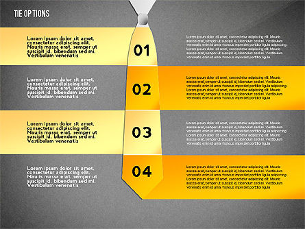 Tie Options, Slide 10, 02488, Stage Diagrams — PoweredTemplate.com