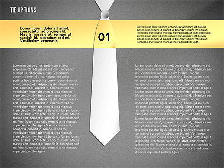 领带选项, 幻灯片 13, 02488, 阶段图 — PoweredTemplate.com
