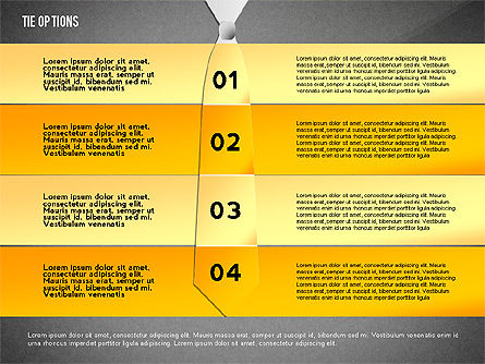 Opciones de Tie, Diapositiva 16, 02488, Diagramas de la etapa — PoweredTemplate.com