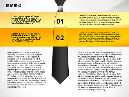 Tie Options, Slide 6, 02488, Stage Diagrams — PoweredTemplate.com