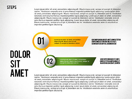 Raccolta diagrammi scena, Modello PowerPoint, 02489, Diagrammi Palco — PoweredTemplate.com