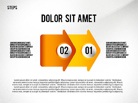 Colección de diagramas escalonados, Diapositiva 6, 02489, Diagramas de la etapa — PoweredTemplate.com