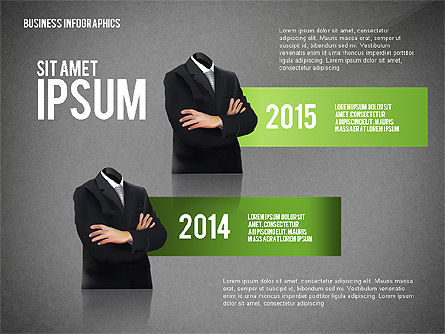 Business Report with Infographics, Slide 15, 02490, Presentation Templates — PoweredTemplate.com