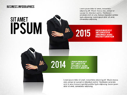 Business Report with Infographics, Slide 7, 02490, Presentation Templates — PoweredTemplate.com