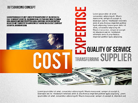 Awan Dunia Outsourcing, Slide 3, 02493, Templat Presentasi — PoweredTemplate.com