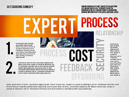 Nube de la externalización del mundo, Diapositiva 5, 02493, Plantillas de presentación — PoweredTemplate.com