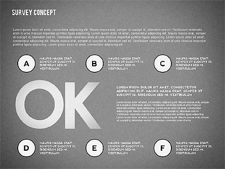 Concept d'enquête, Diapositive 14, 02496, Modèles commerciaux — PoweredTemplate.com