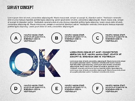 Concept d'enquête, Diapositive 6, 02496, Modèles commerciaux — PoweredTemplate.com