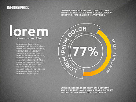 Elementi infografica rotonde, Slide 11, 02498, Infografiche — PoweredTemplate.com