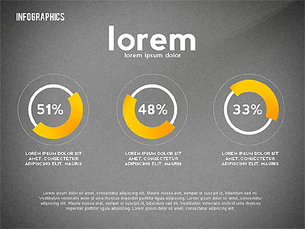 Elementi infografica rotonde, Slide 13, 02498, Infografiche — PoweredTemplate.com