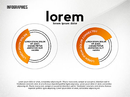 Elementi infografica rotonde, Slide 4, 02498, Infografiche — PoweredTemplate.com