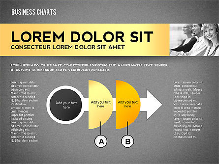 Colorful Business Charts Collection, Slide 10, 02499, Business Models — PoweredTemplate.com