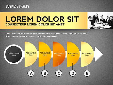 Koleksi Grafik Bisnis Yang Penuh Warna, Slide 13, 02499, Model Bisnis — PoweredTemplate.com