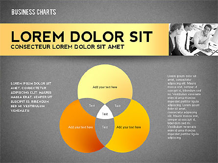 Collection de cartes graphiques colorées, Diapositive 14, 02499, Modèles commerciaux — PoweredTemplate.com
