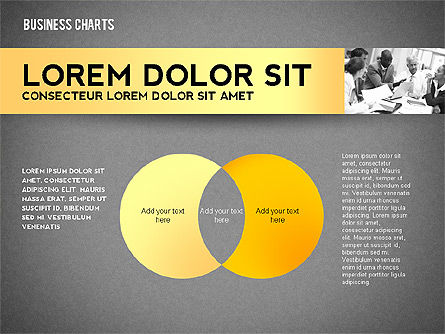 Kleurrijke zakelijke grafieken inzameling, Dia 15, 02499, Businessmodellen — PoweredTemplate.com
