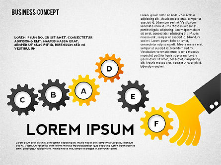 Modèle de présentation de travail en équipe, Diapositive 8, 02502, Modèles de présentations — PoweredTemplate.com