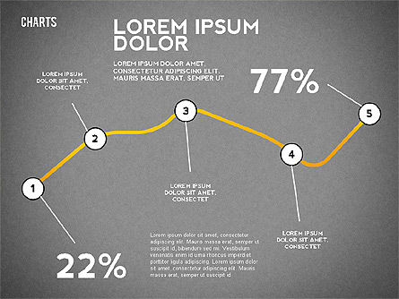 Koleksi Grafik Garis Tipis, Slide 10, 02505, Model Bisnis — PoweredTemplate.com