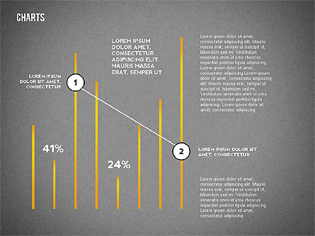 Koleksi Grafik Garis Tipis, Slide 12, 02505, Model Bisnis — PoweredTemplate.com