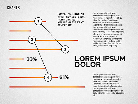 Koleksi Grafik Garis Tipis, Slide 6, 02505, Model Bisnis — PoweredTemplate.com