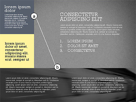 Presentation with Connections in Flat Design, Slide 15, 02507, Presentation Templates — PoweredTemplate.com