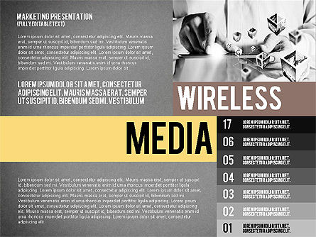 Mobile marketing presentatiesjabloon, Dia 11, 02509, Presentatie Templates — PoweredTemplate.com