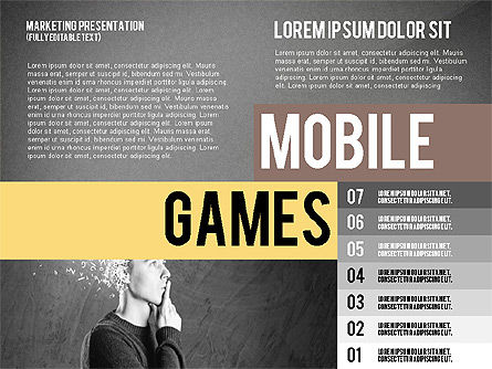 Mobile marketing presentatiesjabloon, Dia 15, 02509, Presentatie Templates — PoweredTemplate.com