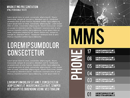 Plantilla de presentación de marketing móvil, Diapositiva 16, 02509, Plantillas de presentación — PoweredTemplate.com
